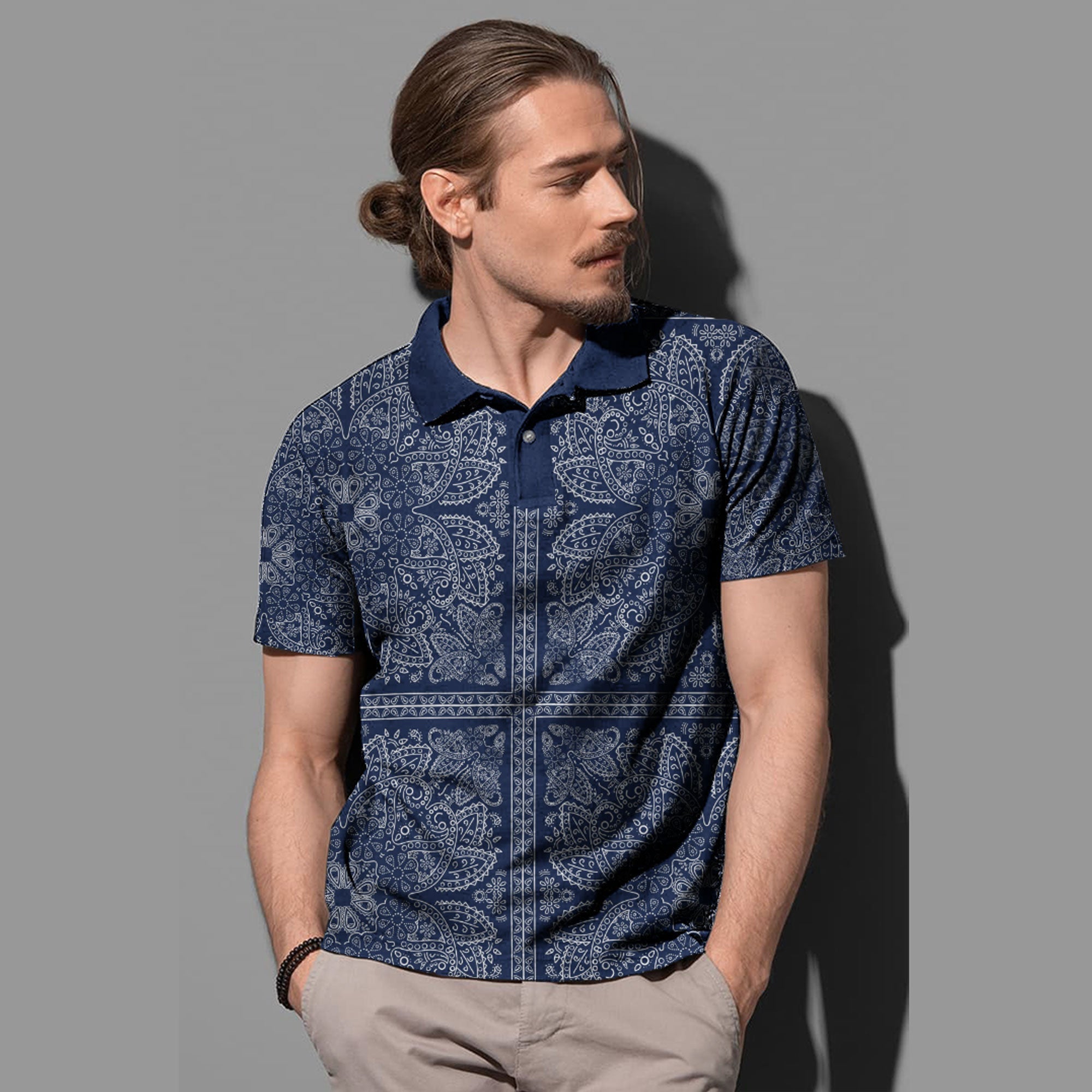 Paisley Polo Shirt Bandana Pattern Seamless Ver.149 RLT13 - Wonder Print Shop