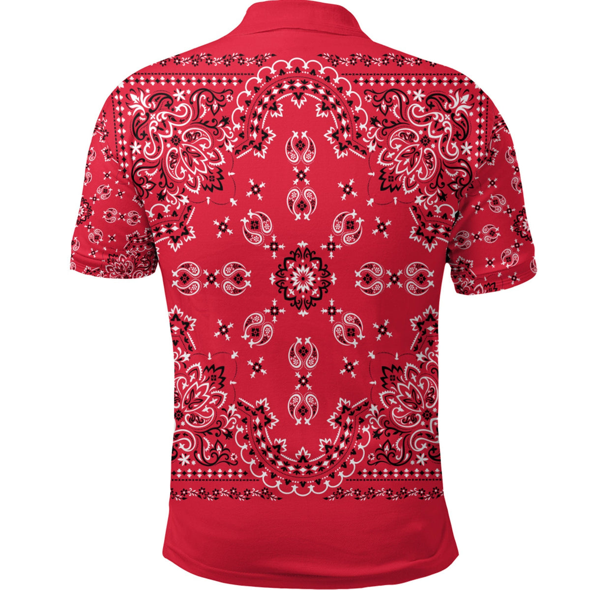 Paisley Polo Shirt Bandana Pattern Seamless Ver.151 RLT13 - Wonder Print Shop