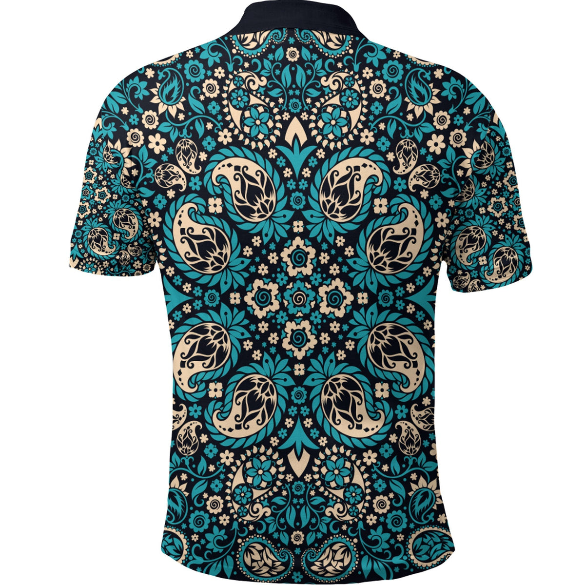 Paisley Polo Shirt Bandana Pattern Seamless 187 RLT13 - Wonder Print Shop