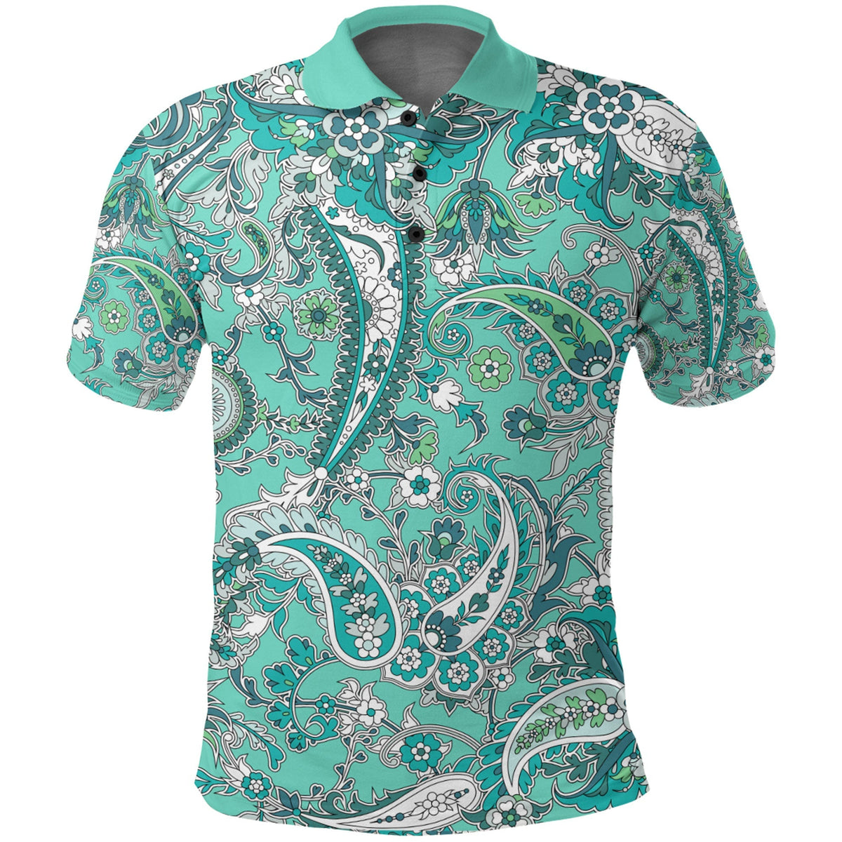 Paisley Polo Shirt Bandana Pattern Seamless Ver.138 RLT13 - Wonder Print Shop