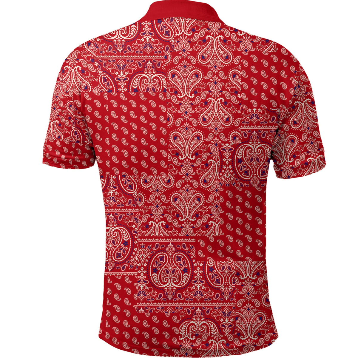 Paisley Polo Shirt Bandana Pattern Seamless Ver.145 RLT13 - Wonder Print Shop