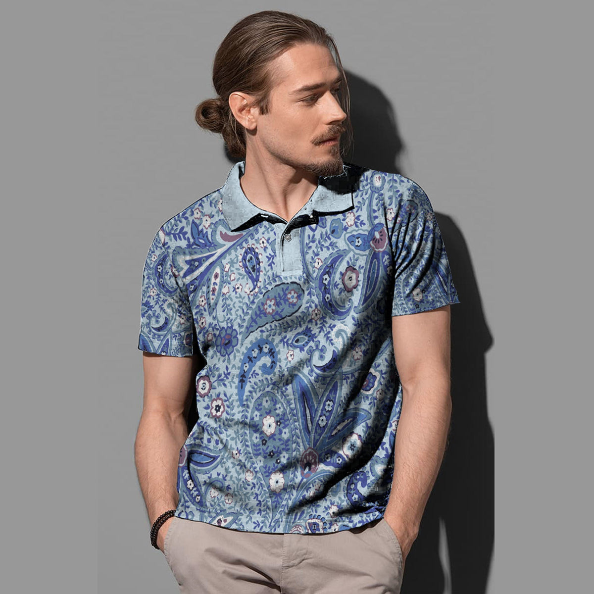 Paisley Polo Shirt Bandana Pattern Seamless Ver.161 RLT13 - Wonder Print Shop