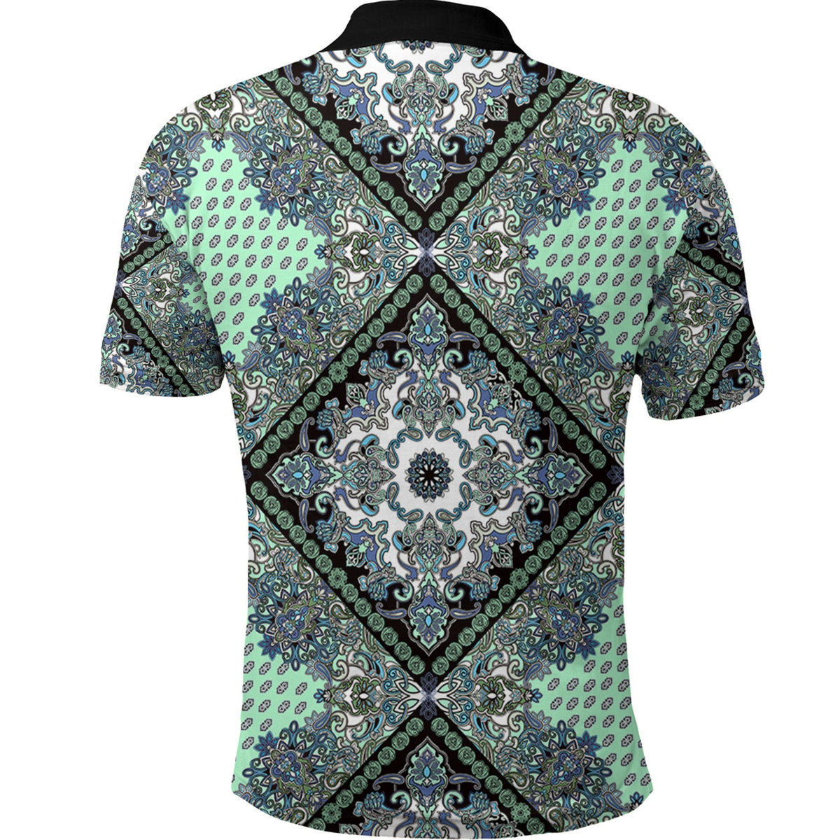 Paisley Polo Shirt Bandana Pattern Seamless Ver.135 RLT13 - Wonder Print Shop