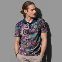 Paisley Polo Shirt Bandana Pattern Seamless Ver.131 RLT13 - Wonder Print Shop