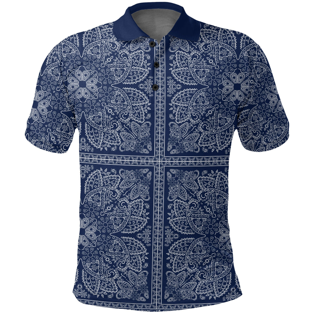 Paisley Polo Shirt Bandana Pattern Seamless Ver.149 RLT13 - Wonder Print Shop