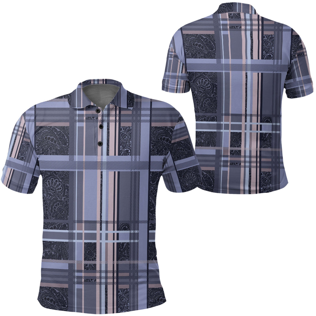 Paisley Polo Shirt Bandana Pattern Seamless Ver.140 RLT13 - Wonder Print Shop