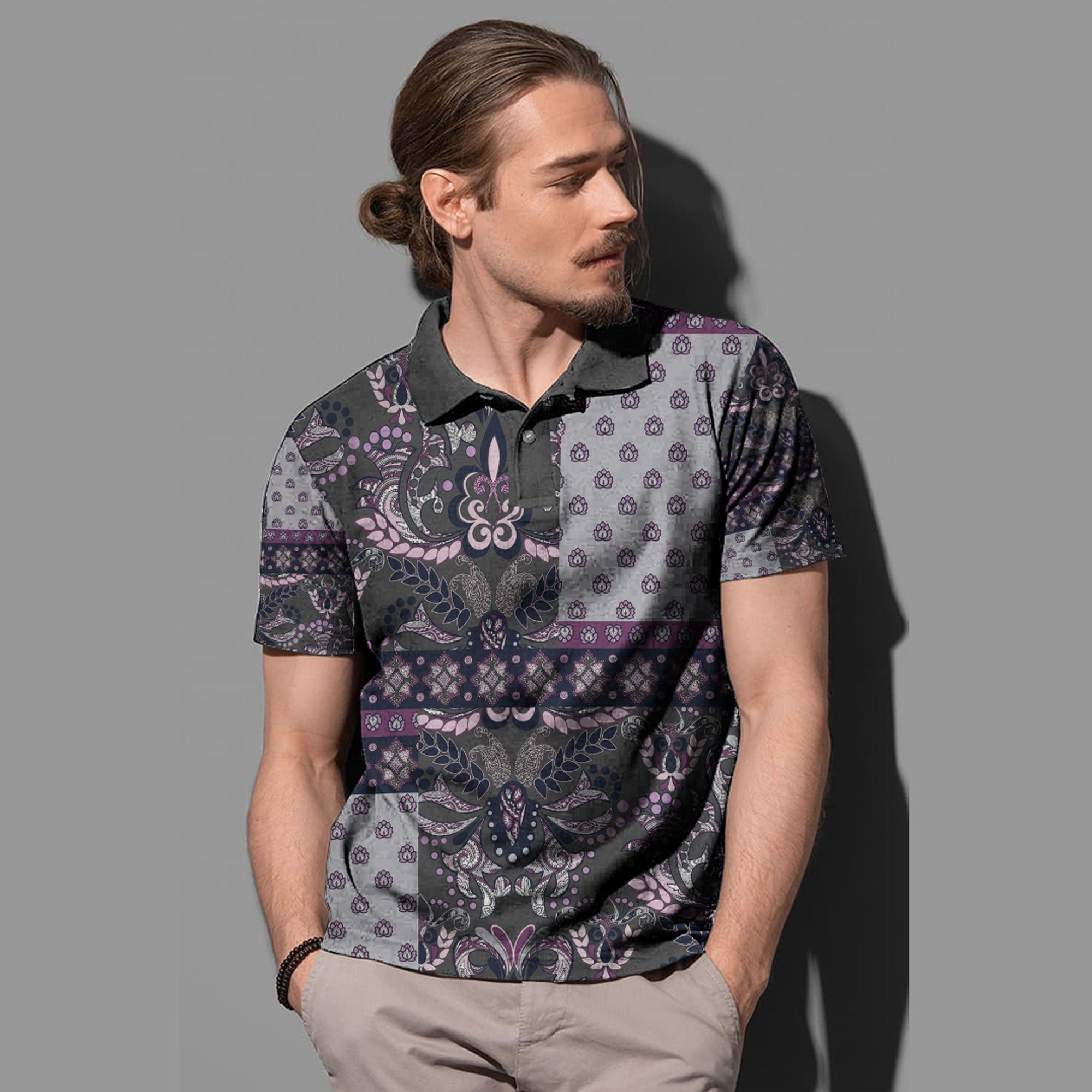 Paisley Polo Shirt Bandana Pattern Seamless Ver.125 RLT13 - Wonder Print Shop