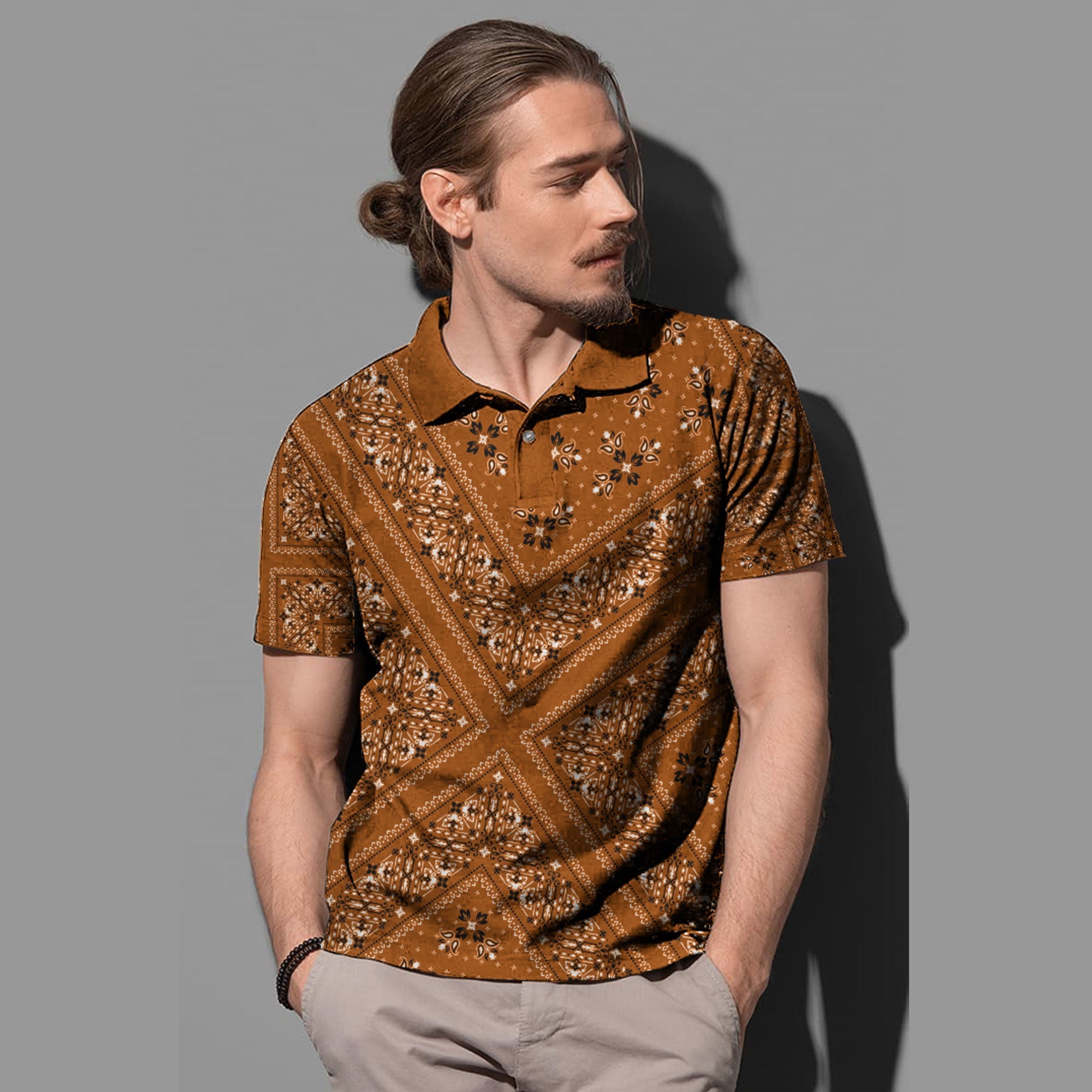 Paisley Polo Shirt Bandana Pattern Seamless Ver.148 RLT13 - Wonder Print Shop