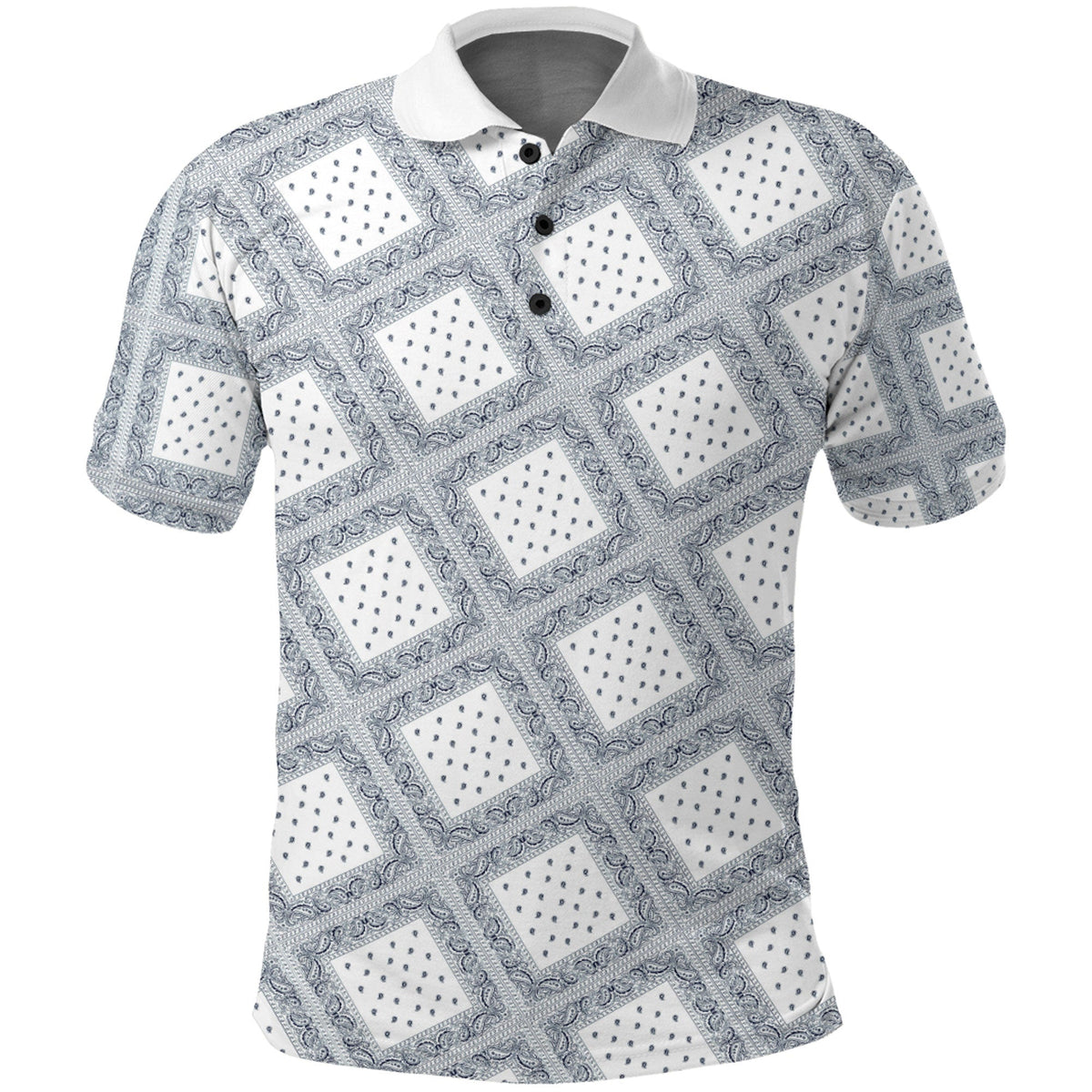 Paisley Polo Shirt Bandana Pattern Seamless Ver.181 RLT13 - Wonder Print Shop