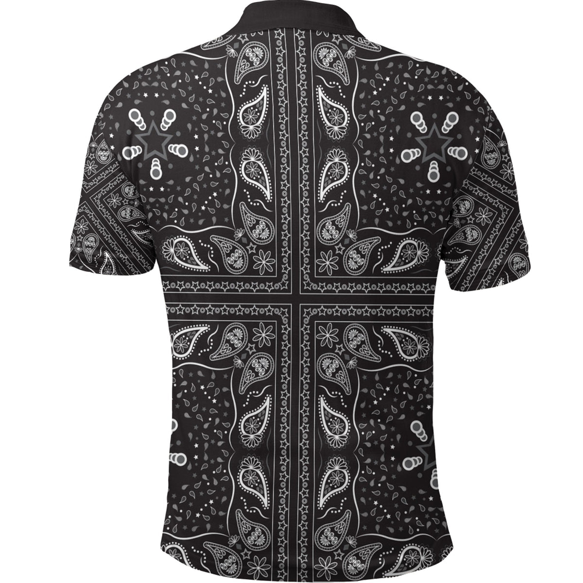 Paisley Polo Shirt Bandana Pattern Seamless Ver.141 RLT13 - Wonder Print Shop