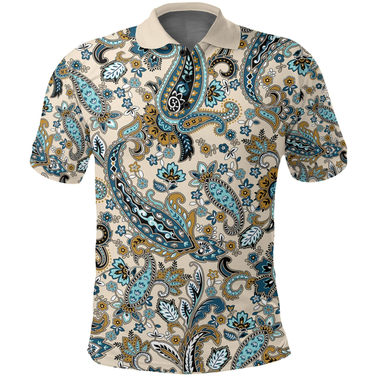 Paisley Polo Shirt Bandana Pattern Seamless Ver.139 RLT13 - Wonder Print Shop