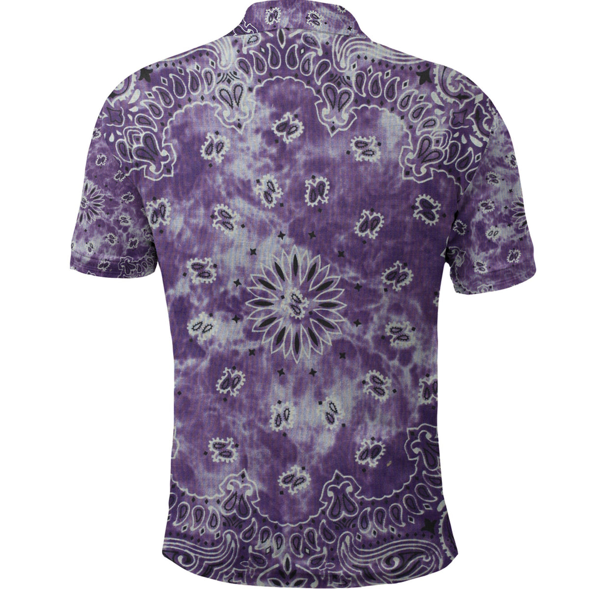 Paisley Polo Shirt Bandana Pattern Seamless Ver.155 RLT13 - Wonder Print Shop