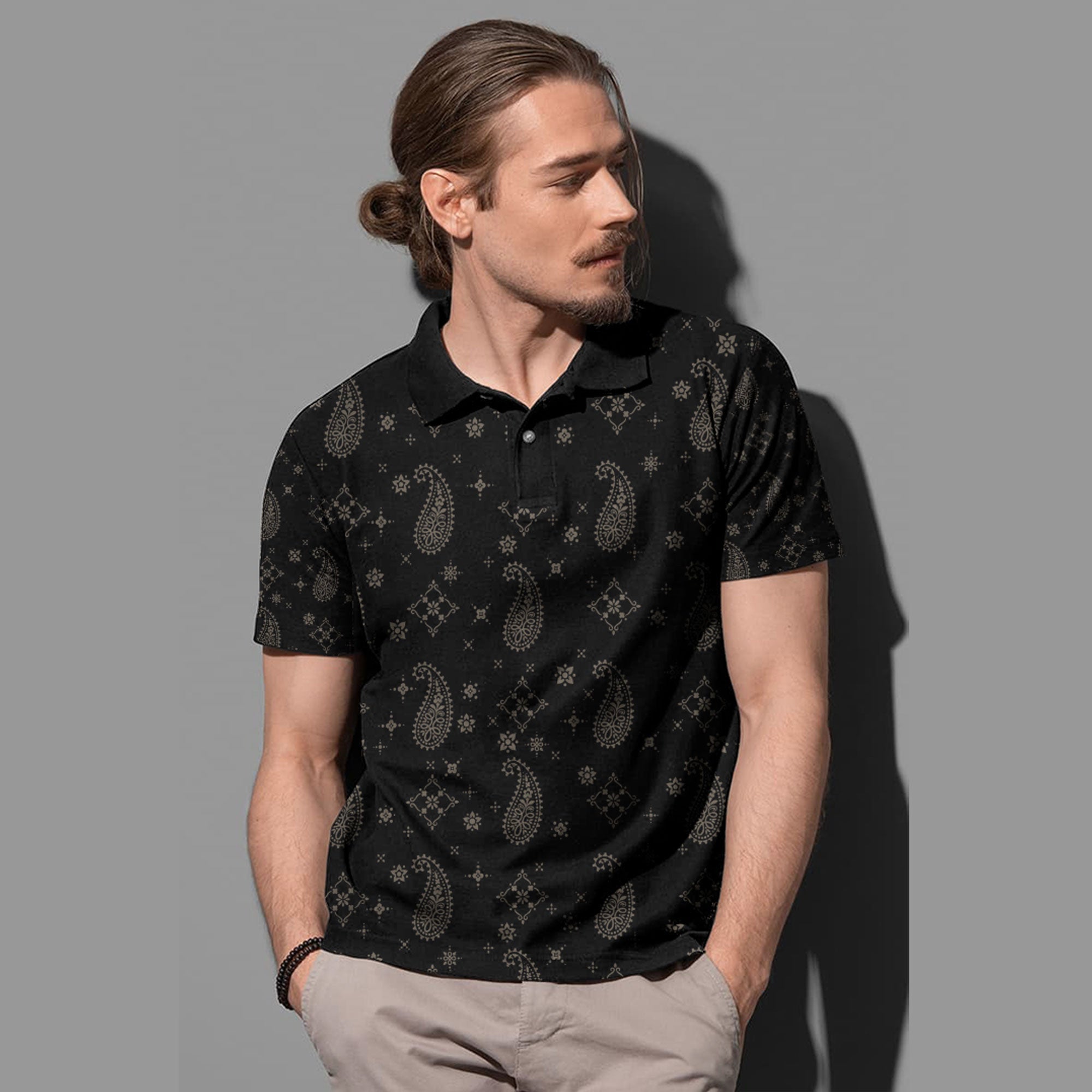 Paisley Polo Shirt Bandana Pattern Seamless Ver.152 RLT13 - Wonder Print Shop