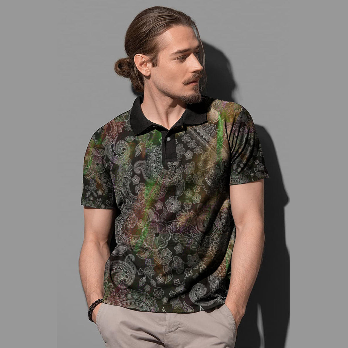 Paisley Polo Shirt Bandana Pattern Seamless Ver.170 RLT13 - Wonder Print Shop