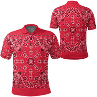 Paisley Polo Shirt Bandana Pattern Seamless Ver.151 RLT13 - Wonder Print Shop