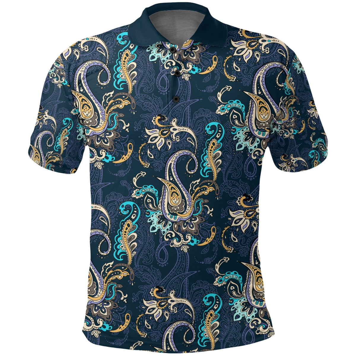 Paisley Polo Shirt Bandana Pattern Seamless Ver.160 RLT13 - Wonder Print Shop