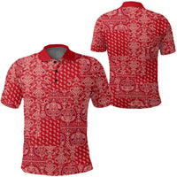 Paisley Polo Shirt Bandana Pattern Seamless Ver.145 RLT13 - Wonder Print Shop