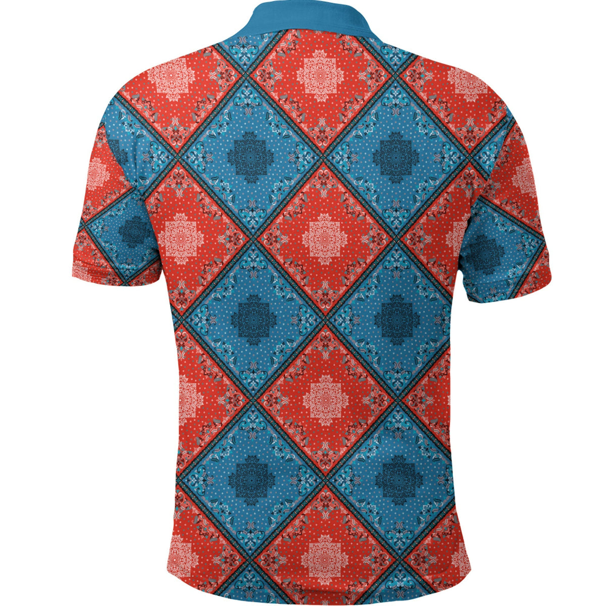 Paisley Polo Shirt Bandana Pattern Seamless Ver.166 RLT13 - Wonder Print Shop