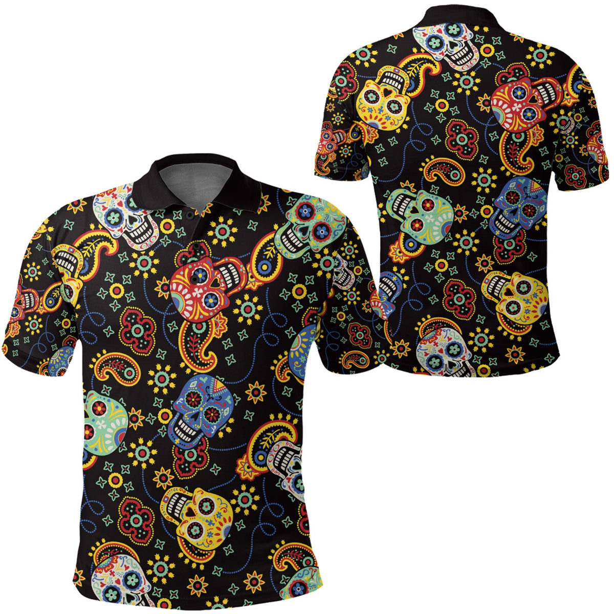 Paisley Polo Shirt Bandana Pattern Seamless Ver.150 RLT13 - Wonder Print Shop