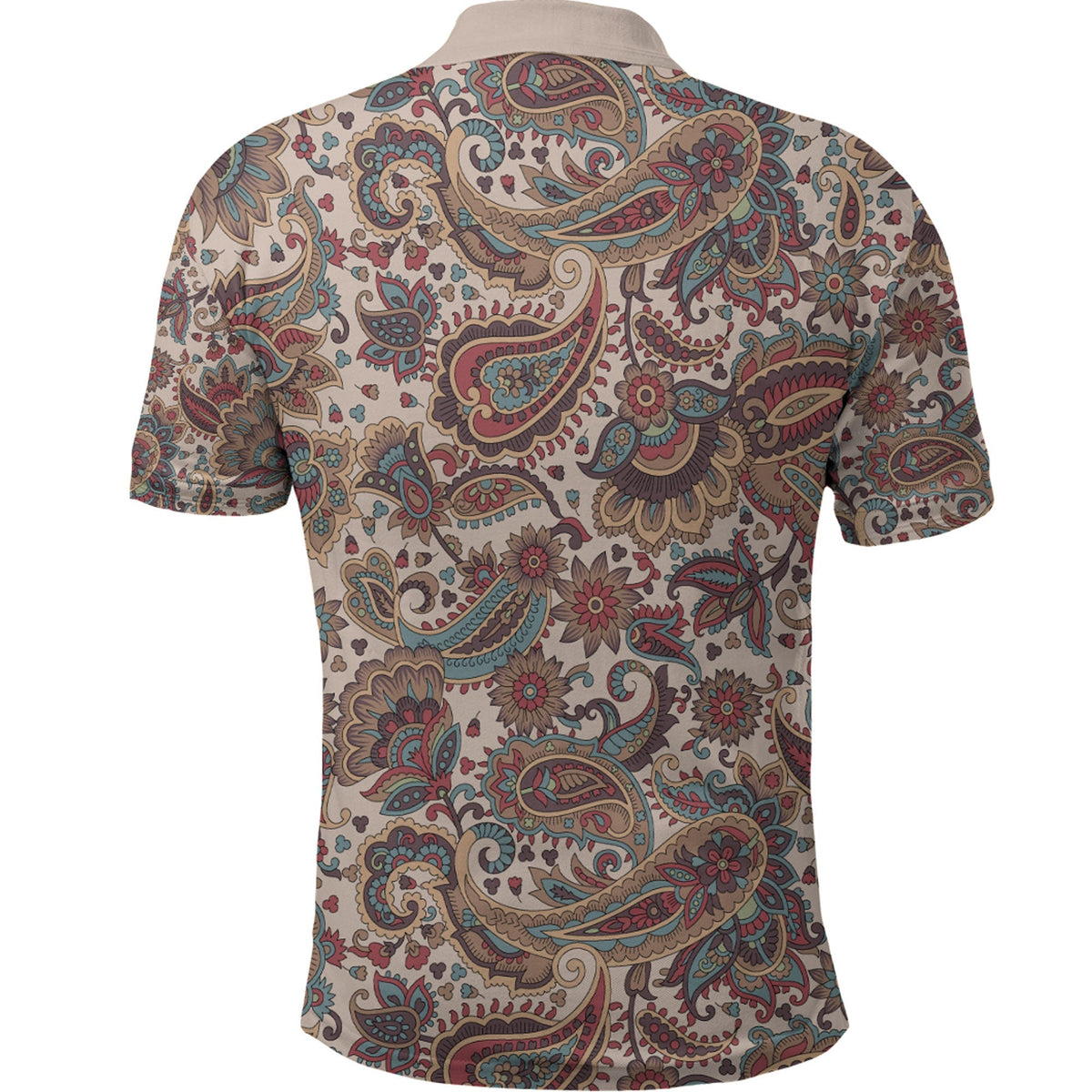 Paisley Polo Shirt Bandana Pattern Seamless Ver.122 RLT13 - Wonder Print Shop