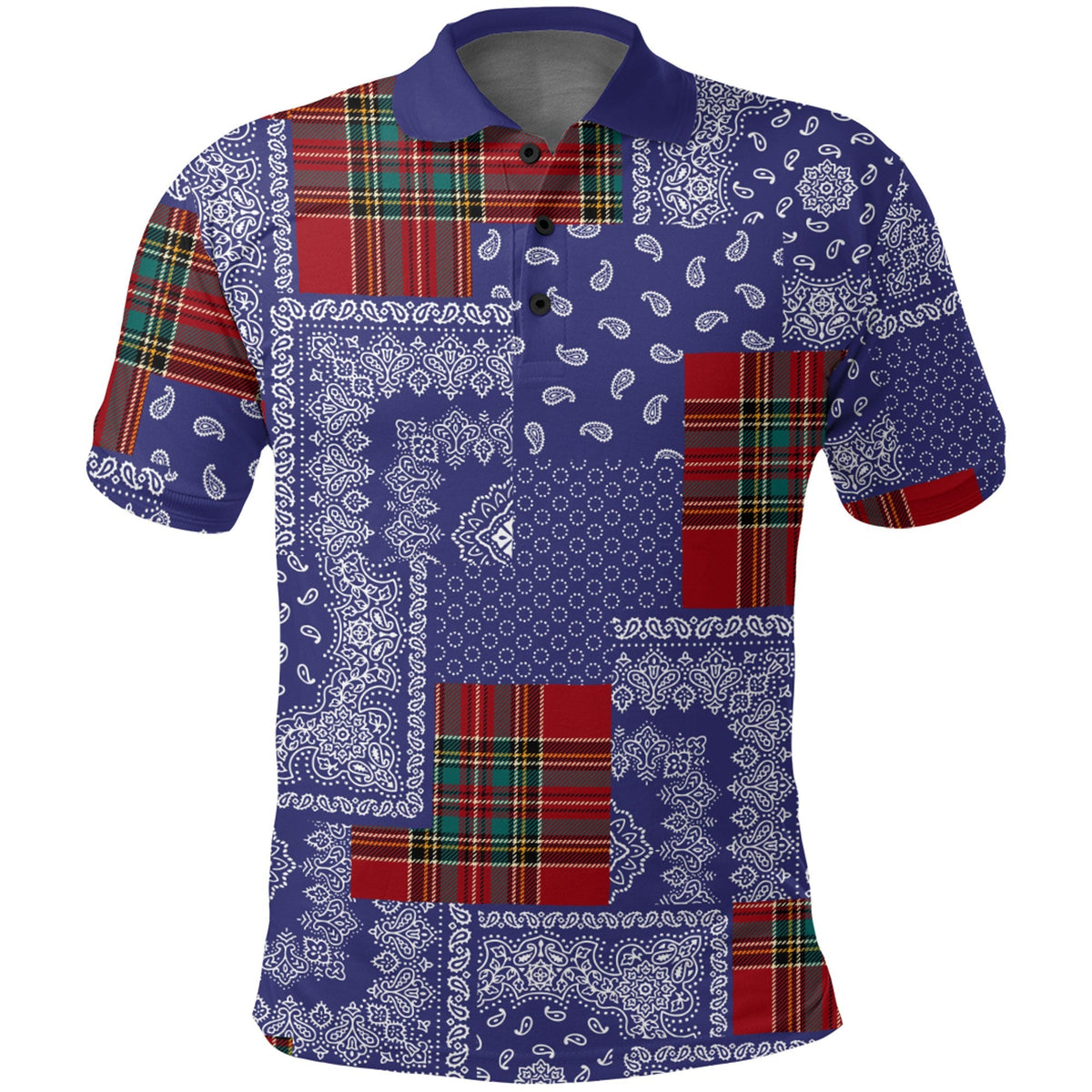 Paisley Polo Shirt Bandana Pattern Seamless Ver.147 RLT13 - Wonder Print Shop