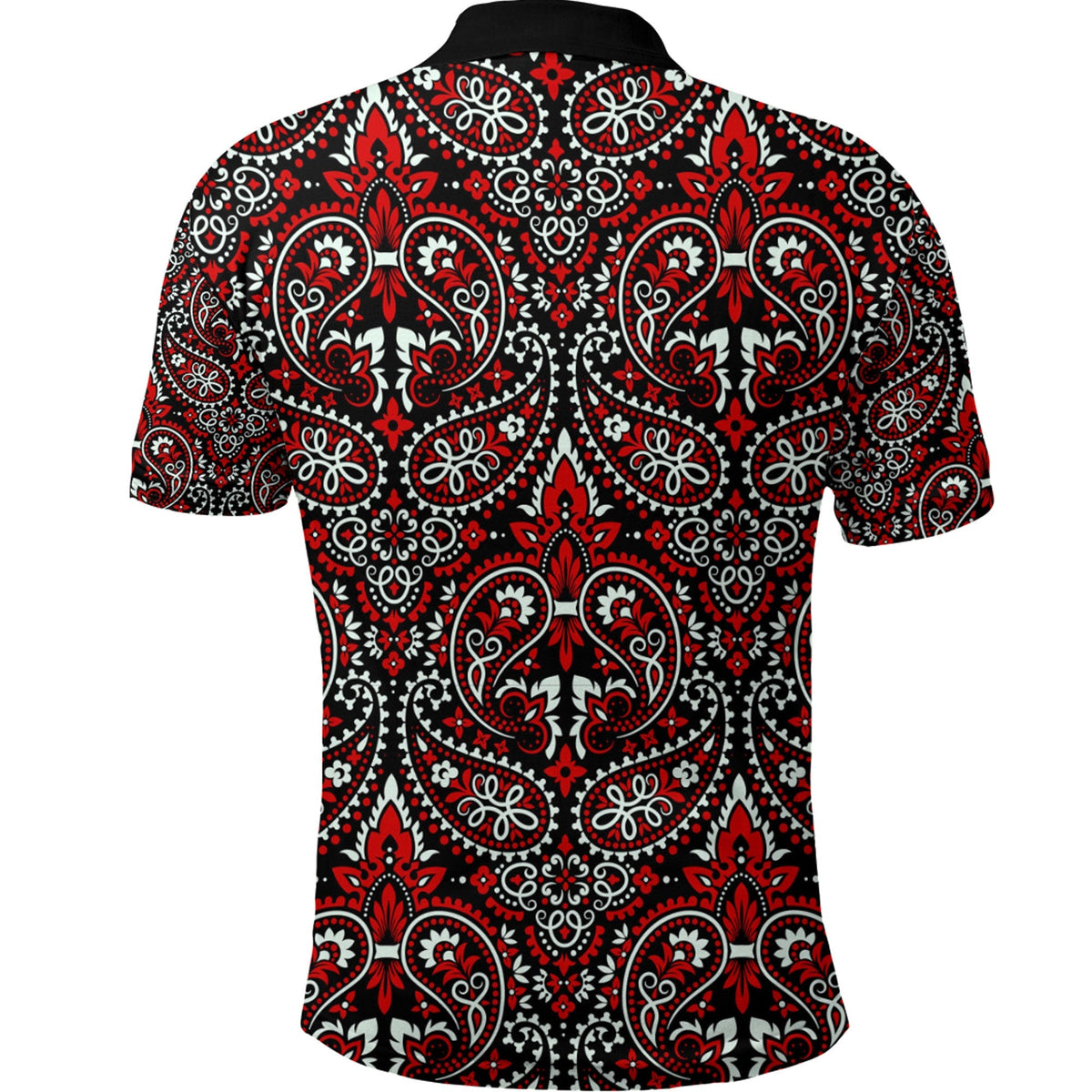 Paisley Polo Shirt Bandana Pattern Seamless Ver.136 RLT13 - Wonder Print Shop