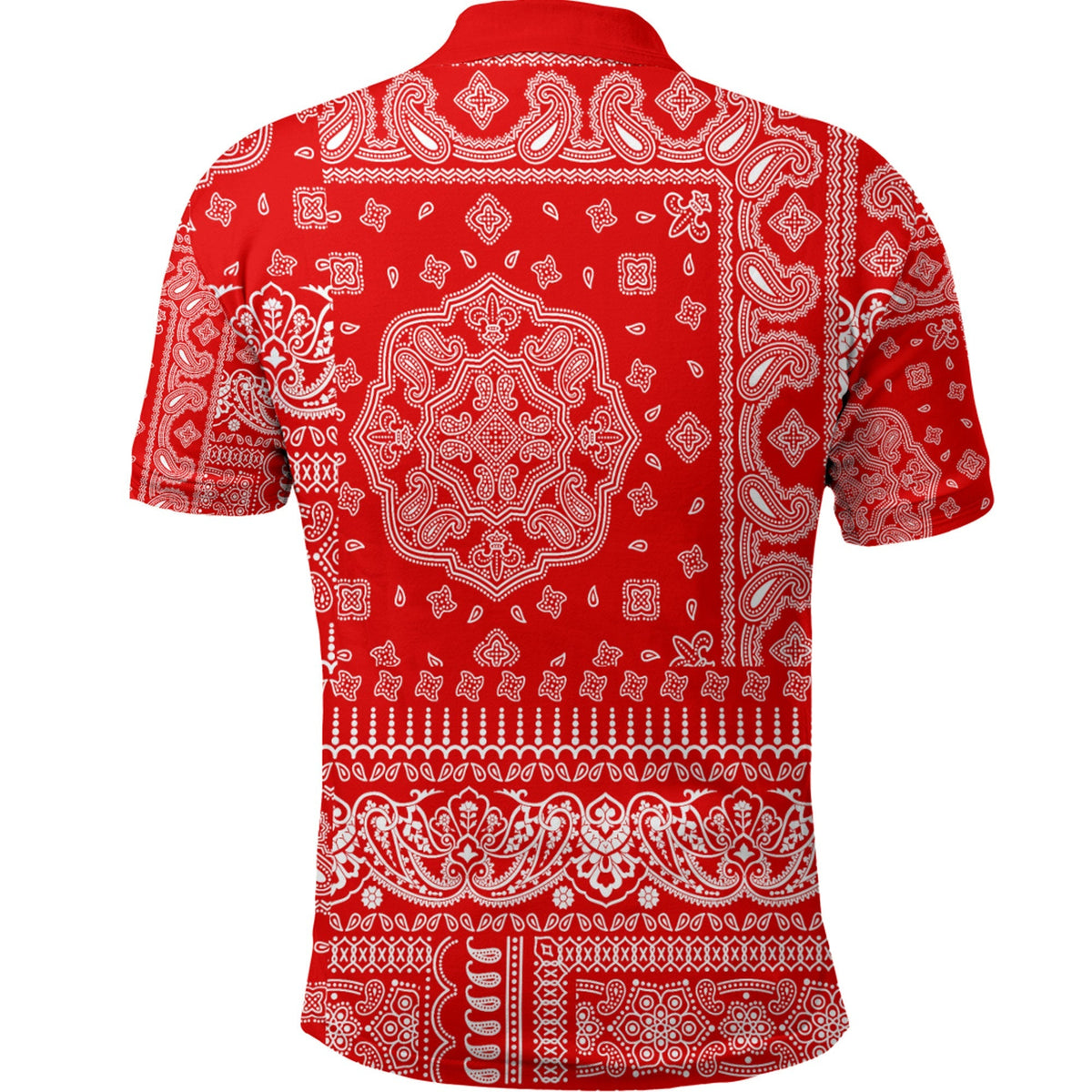 Paisley Polo Shirt Bandana Pattern Seamless Ver.154 RLT13 - Wonder Print Shop