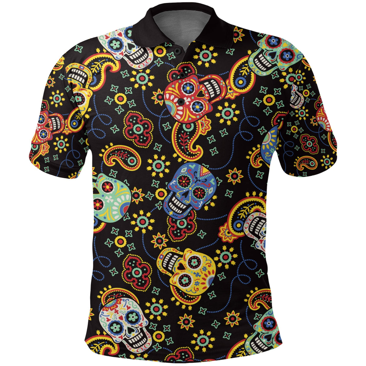 Paisley Polo Shirt Bandana Pattern Seamless Ver.150 RLT13 - Wonder Print Shop