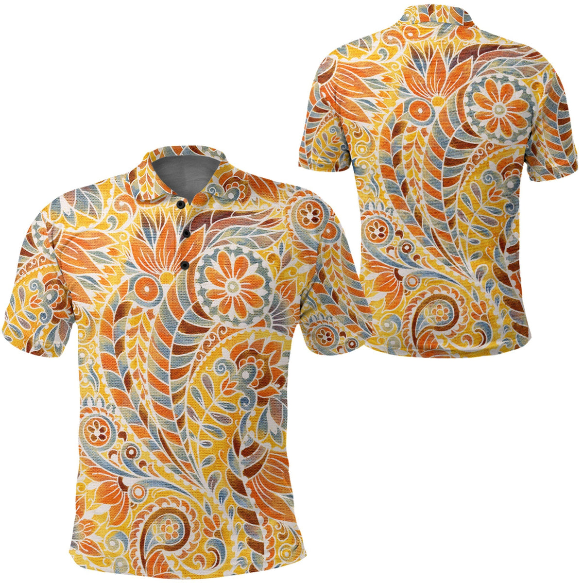 Paisley Polo Shirt Bandana Pattern Seamless Ver.177 RLT13 - Wonder Print Shop