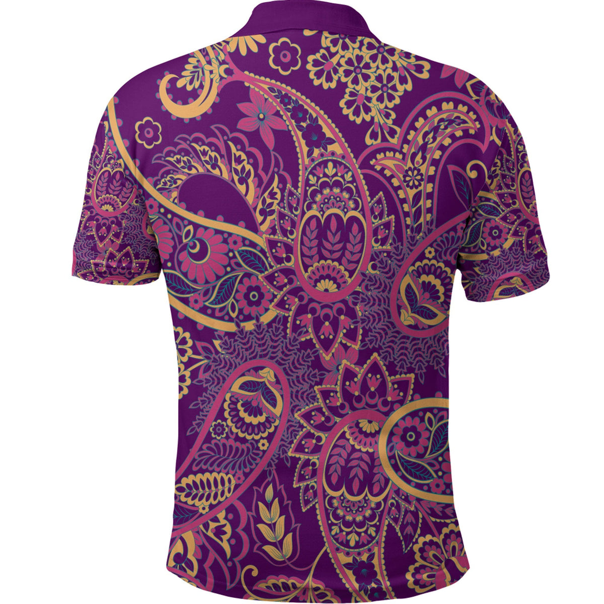 Paisley Polo Shirt Bandana Pattern Seamless Ver.88 RLT13 - Wonder Print Shop