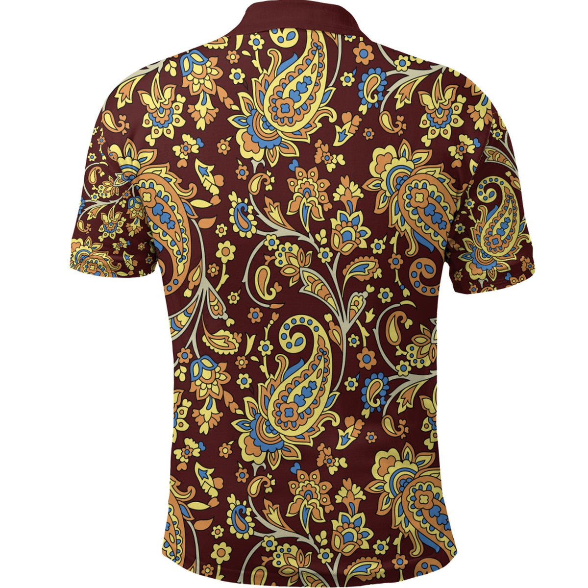 Paisley Polo Shirt Bandana Pattern Seamless Ver.119 RLT13 - Wonder Print Shop