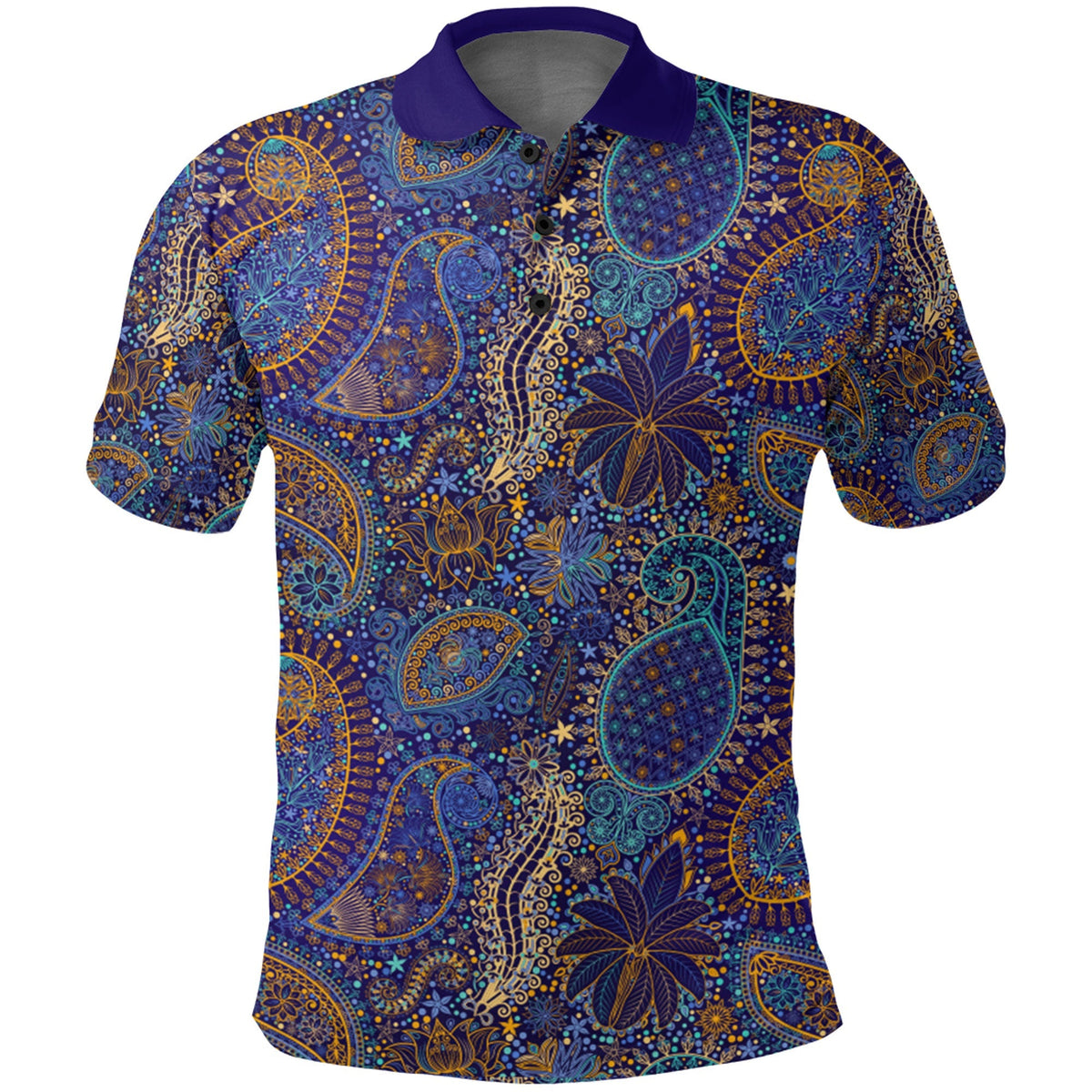 Paisley Polo Shirt Bandana Pattern Seamless Ver.124 RLT13 - Wonder Print Shop