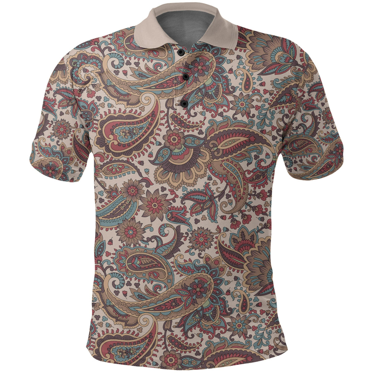 Paisley Polo Shirt Bandana Pattern Seamless Ver.122 RLT13 - Wonder Print Shop