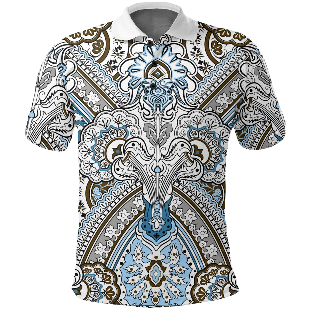 Paisley Polo Shirt Bandana Pattern Seamless Ver.109 RLT13 - Wonder Print Shop