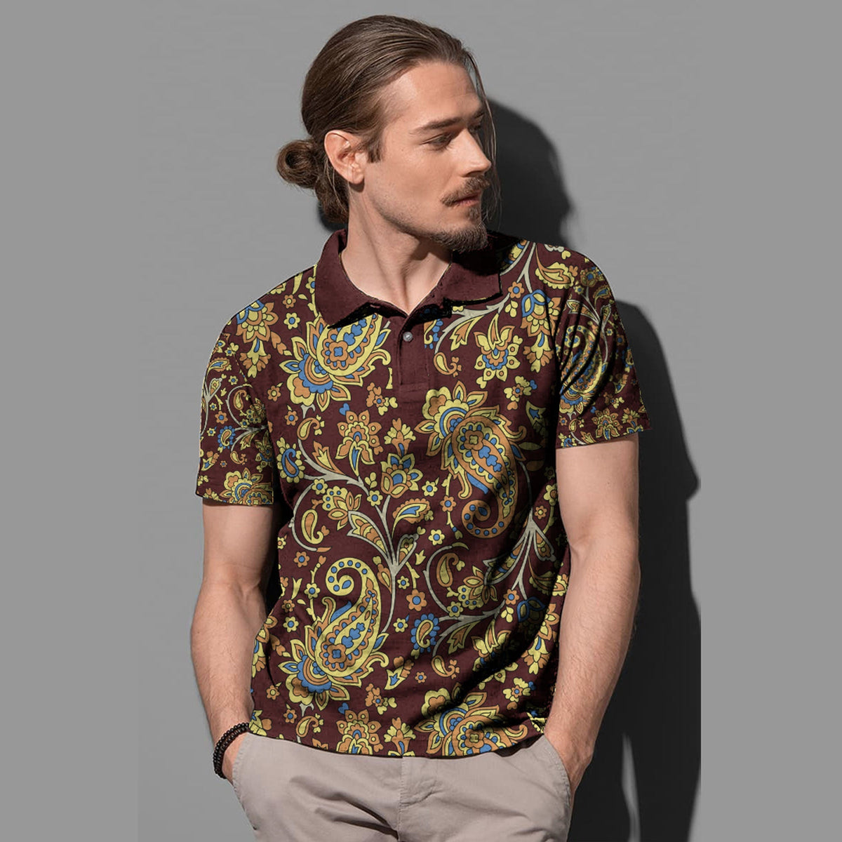 Paisley Polo Shirt Bandana Pattern Seamless Ver.119 RLT13 - Wonder Print Shop