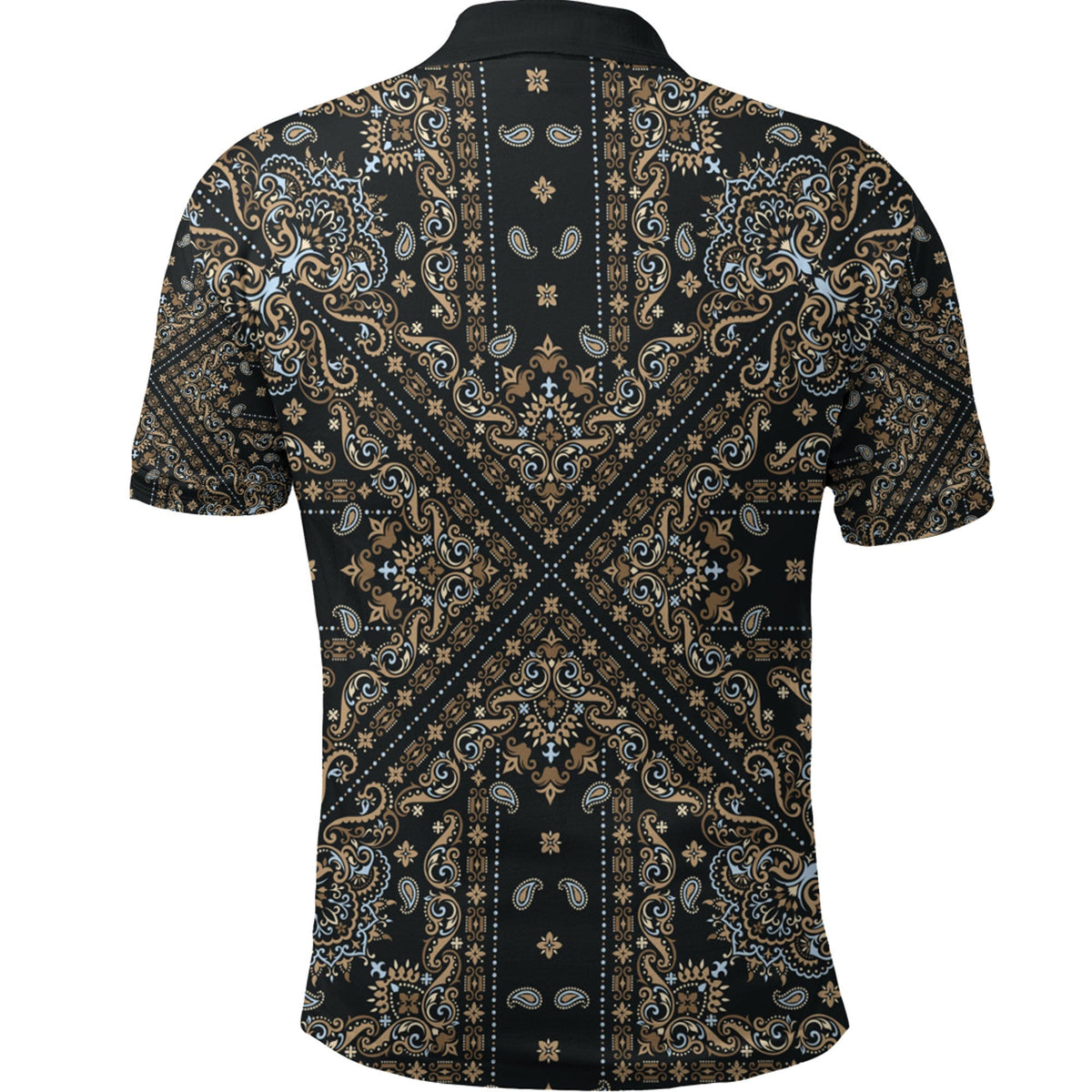 Paisley Polo Shirt Bandana Pattern Seamless Ver.127 RLT13 - Wonder Print Shop