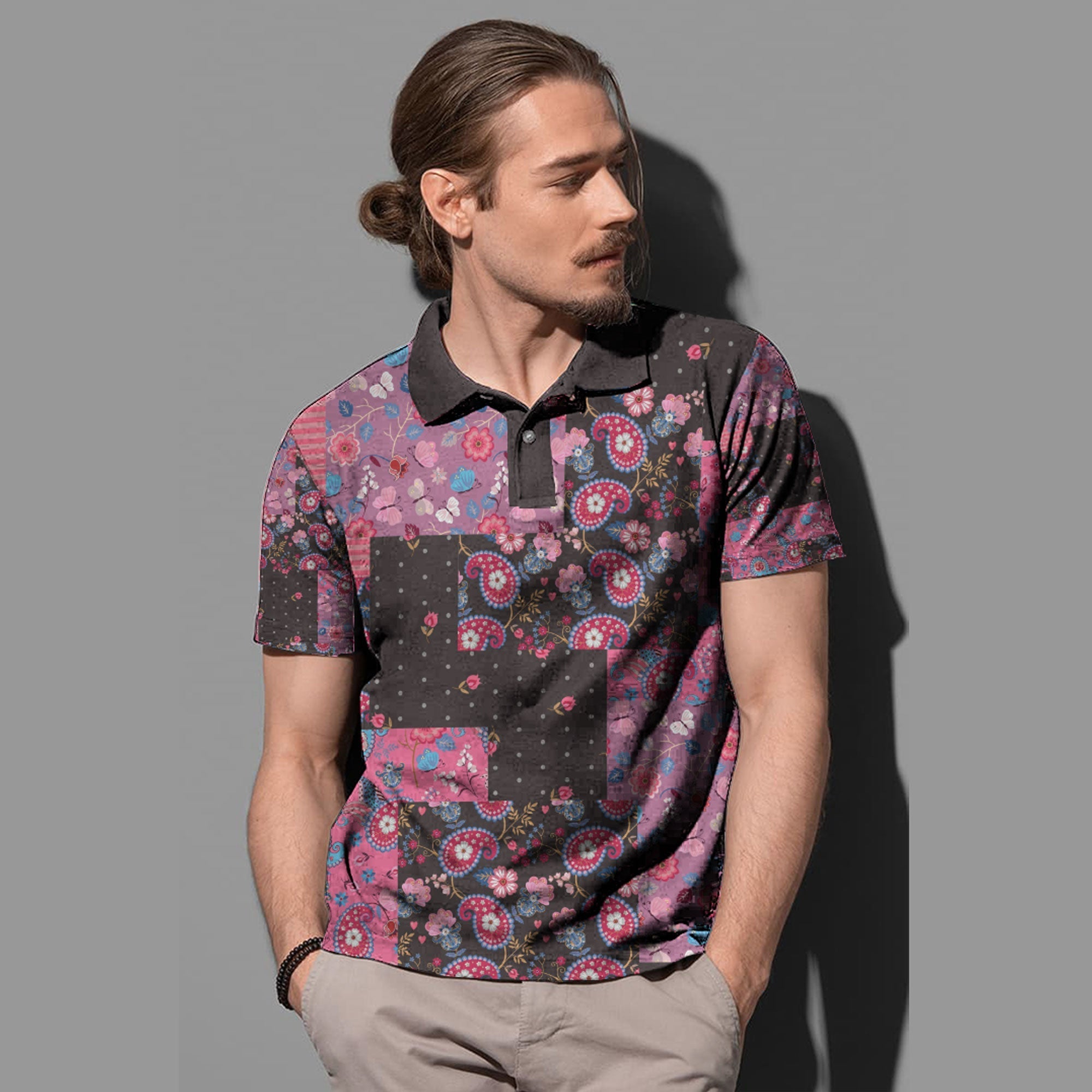Paisley Polo Shirt Bandana Pattern Seamless Ver.104 RLT13 - Wonder Print Shop