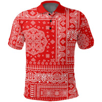 Paisley Polo Shirt Bandana Pattern Seamless Ver.154 RLT13 - Wonder Print Shop