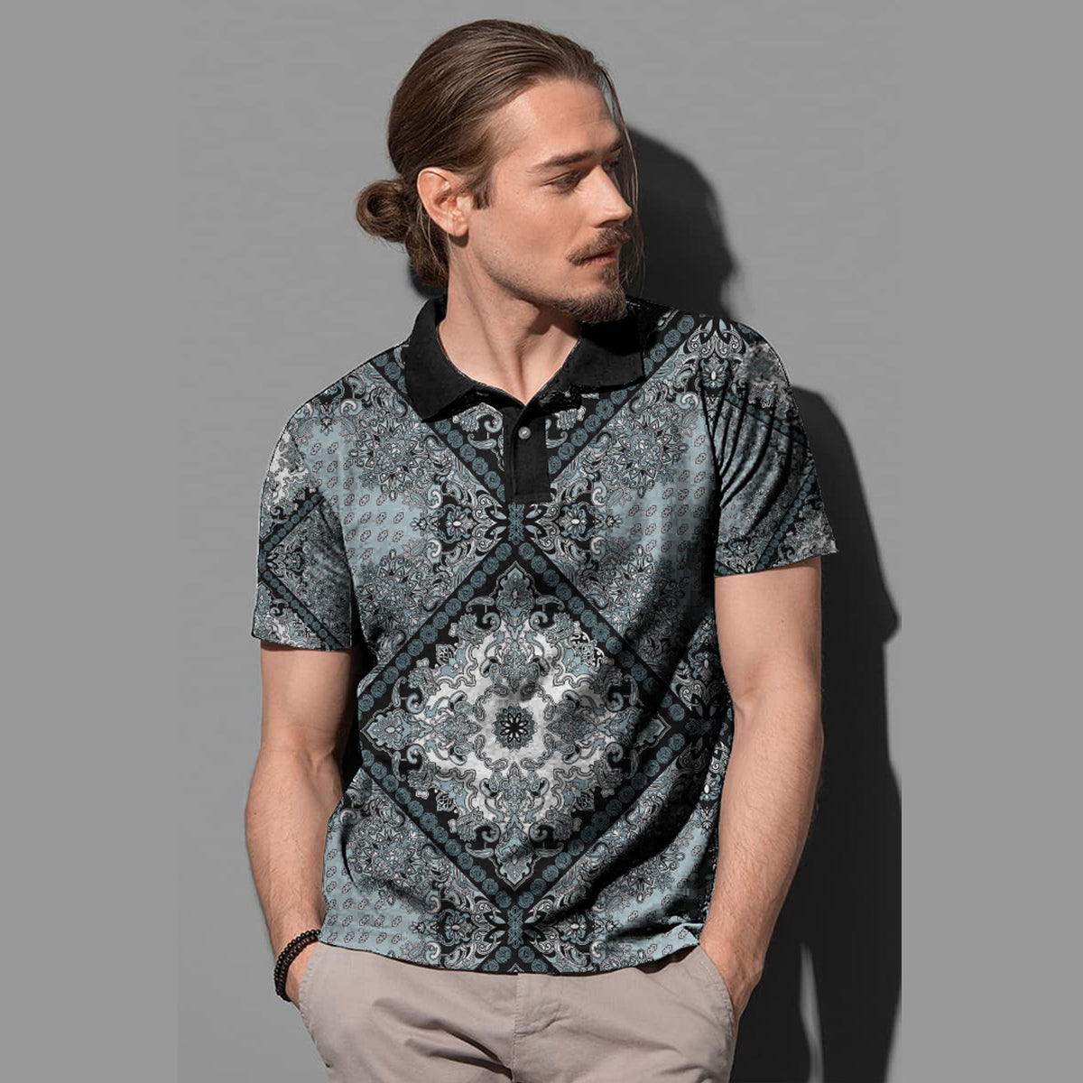 Paisley Polo Shirt Bandana Pattern Seamless Ver.101 RLT13 - Wonder Print Shop