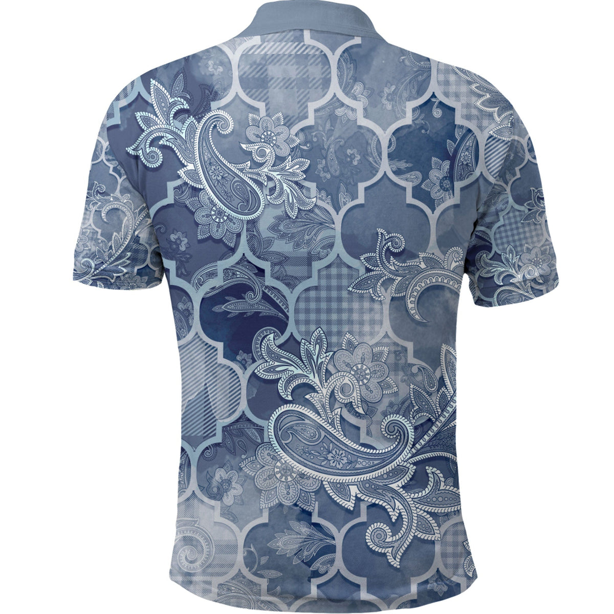 Paisley Polo Shirt Bandana Pattern Seamless Ver.90 RLT13 - Wonder Print Shop