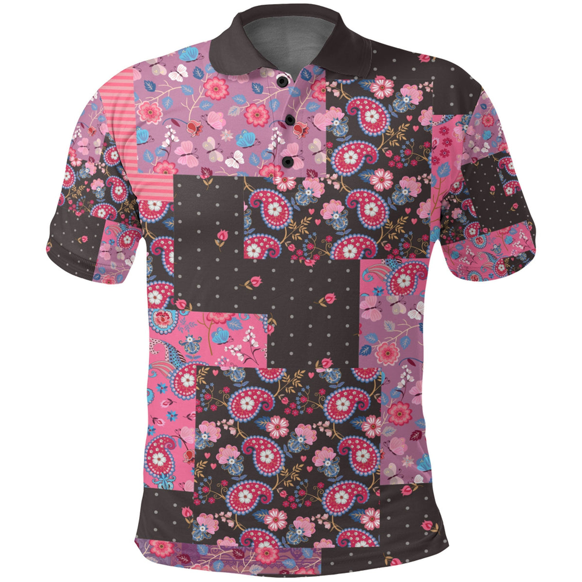 Paisley Polo Shirt Bandana Pattern Seamless Ver.104 RLT13 - Wonder Print Shop