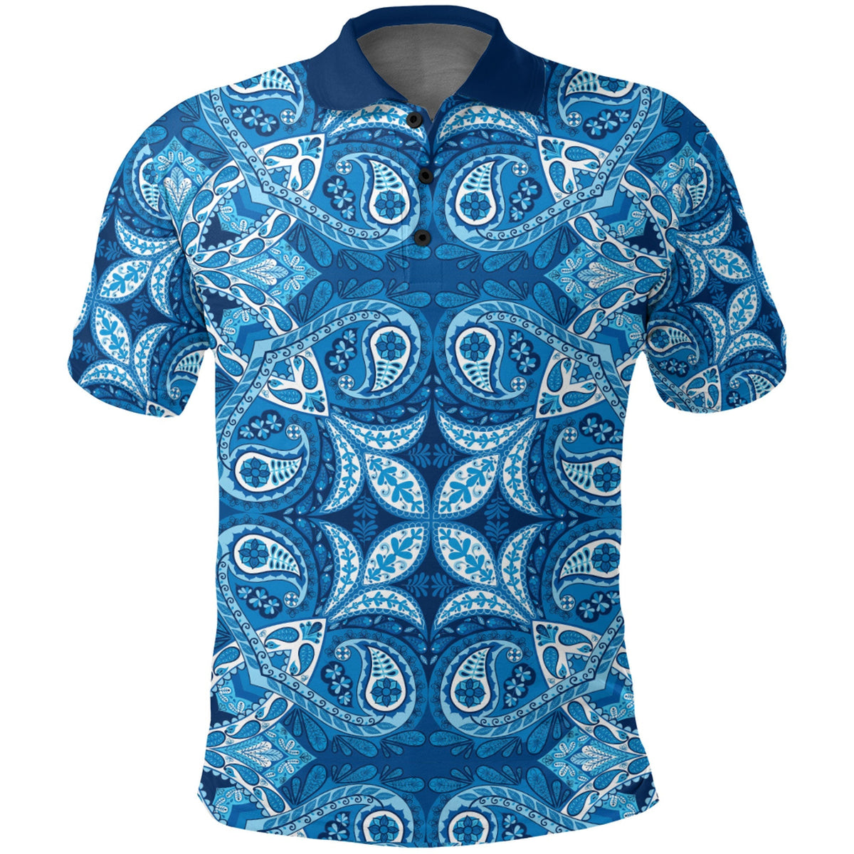 Paisley Polo Shirt Bandana Pattern Seamless Ver.118 RLT13 - Wonder Print Shop