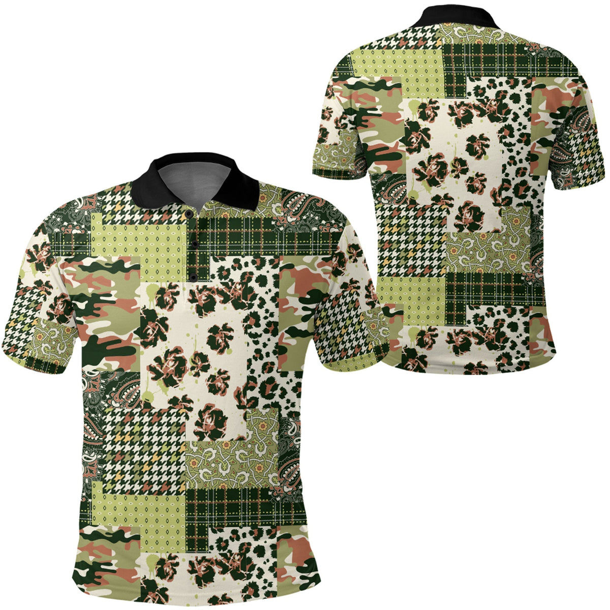 Paisley Polo Shirt Bandana Pattern Seamless Ver.82 RLT13 - Wonder Print Shop