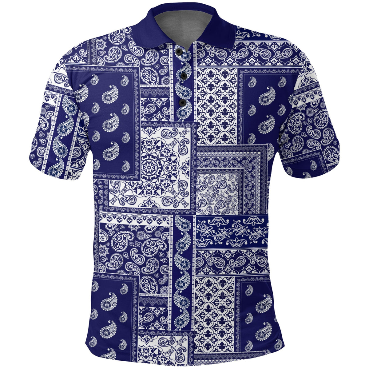 Paisley Polo Shirt Bandana Pattern Seamless Ver.94 RLT13 - Wonder Print Shop