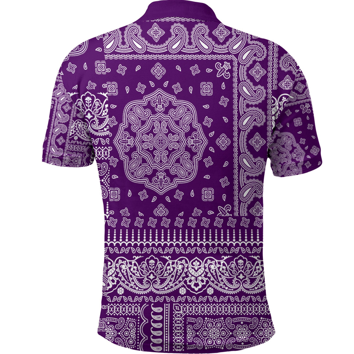 Paisley Polo Shirt Bandana Pattern Seamless Ver.133 RLT13 - Wonder Print Shop