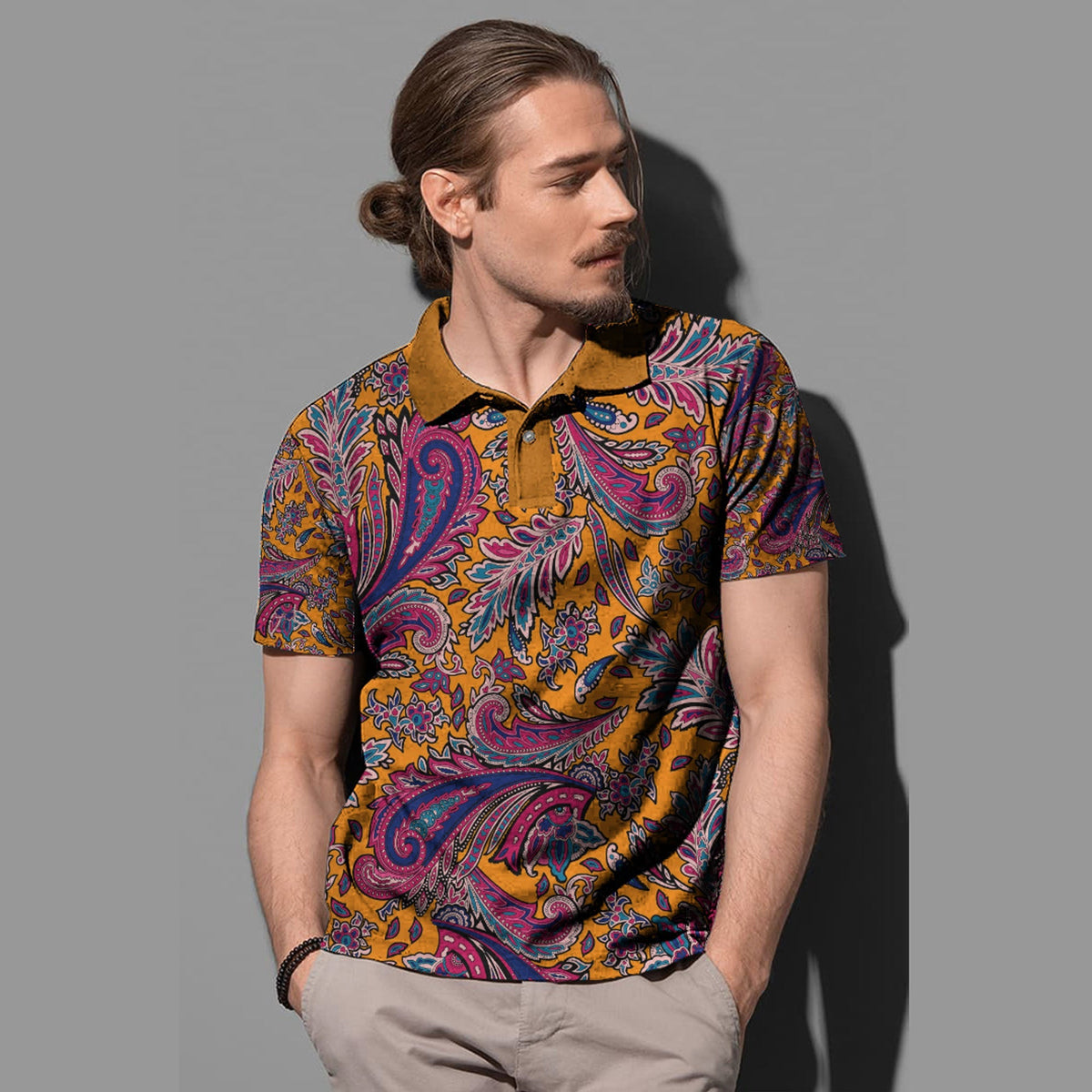 Paisley Polo Shirt Bandana Pattern Seamless Ver.117 RLT13 - Wonder Print Shop