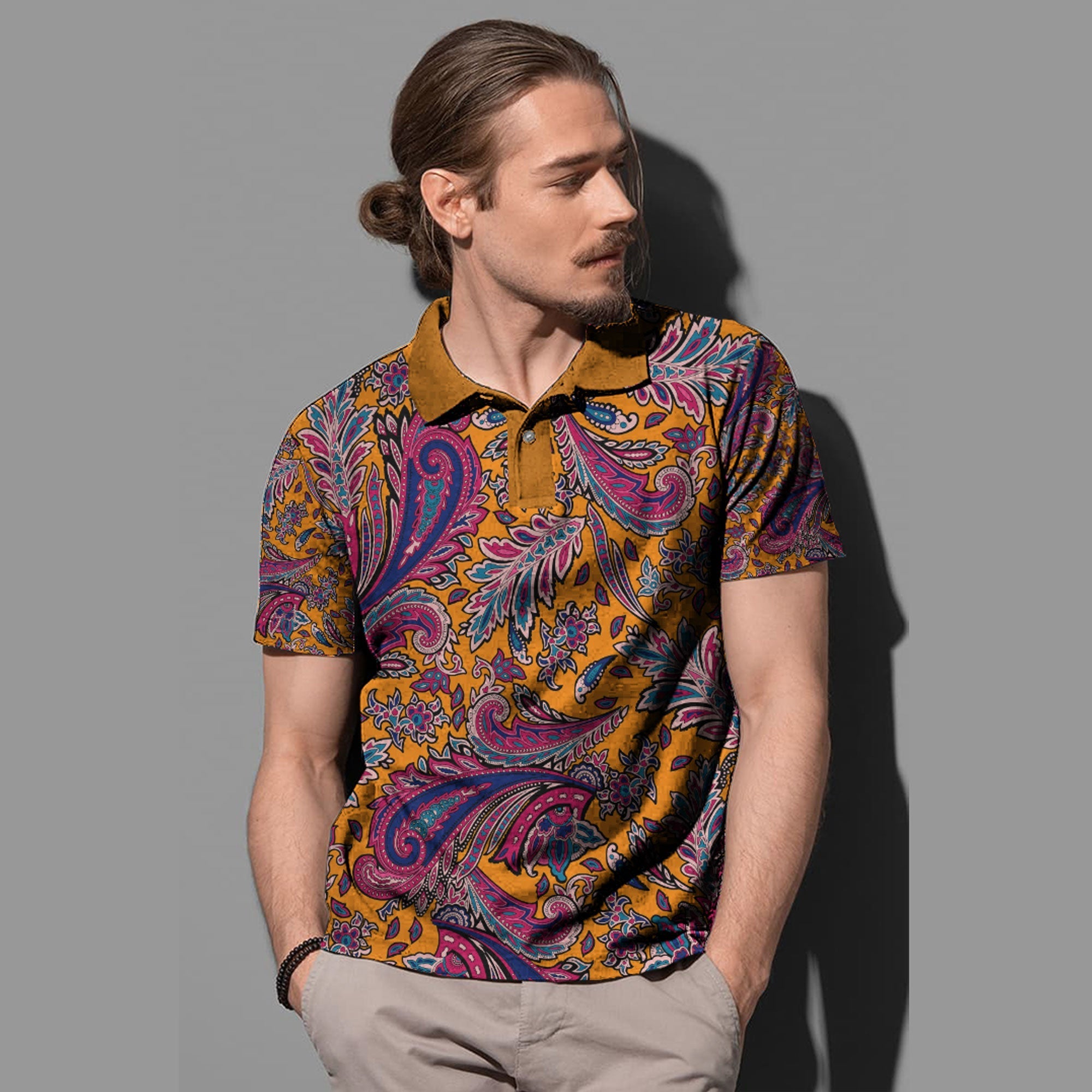 Paisley Polo Shirt Bandana Pattern Seamless Ver.117 RLT13 - Wonder Print Shop