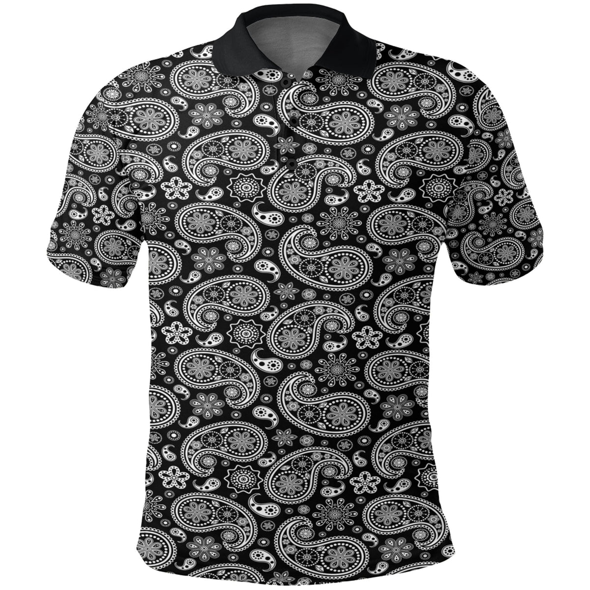 Paisley Polo Shirt Bandana Pattern Seamless Ver.121 RLT13 - Wonder Print Shop
