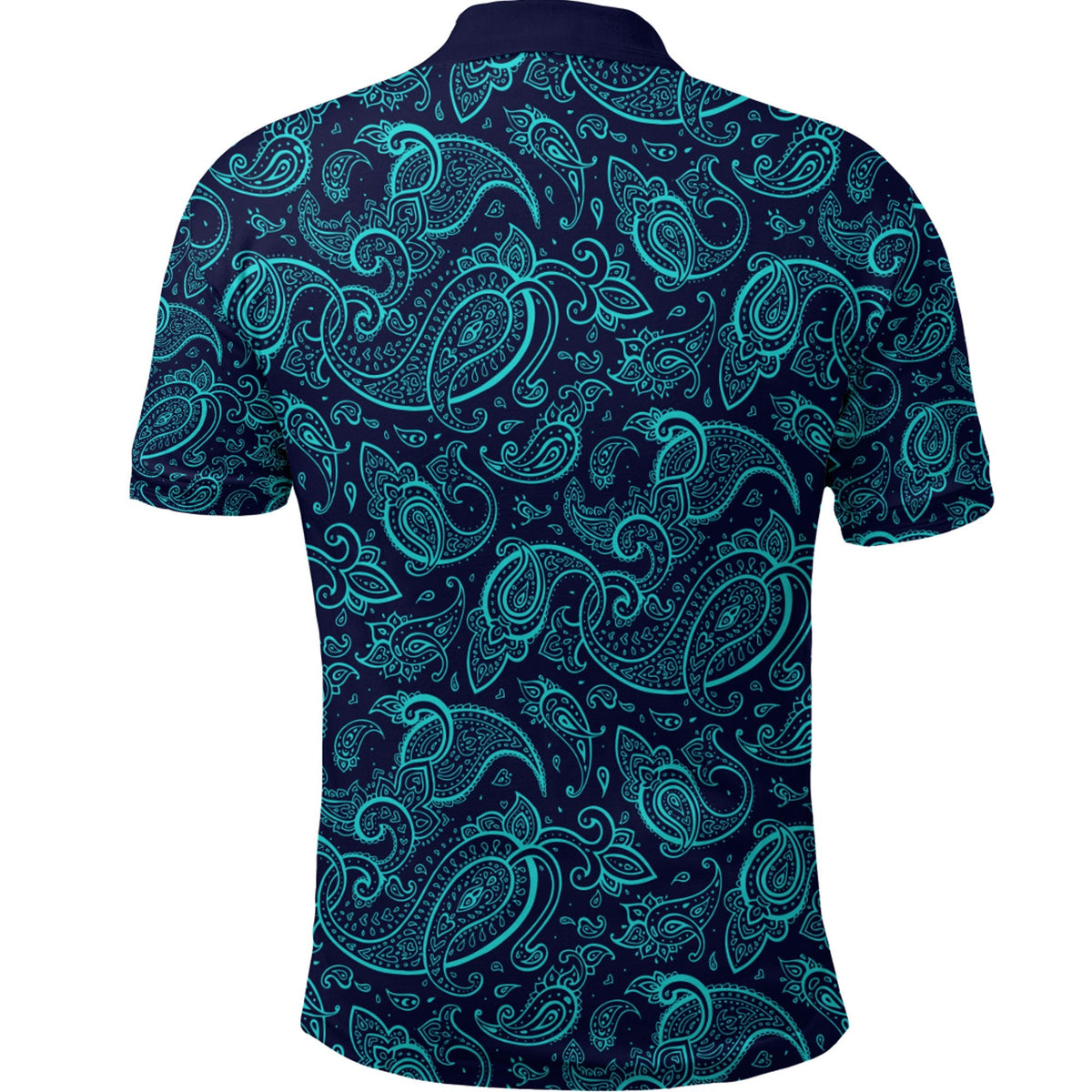 Paisley Polo Shirt Bandana Pattern Seamless Ver.100 RLT13 - Wonder Print Shop