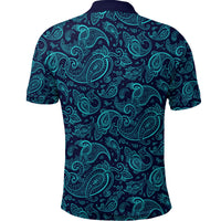 Paisley Polo Shirt Bandana Pattern Seamless Ver.100 RLT13 - Wonder Print Shop